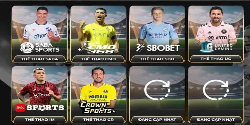 Loại cược phổ biến hiện có trong thể thao SOBET